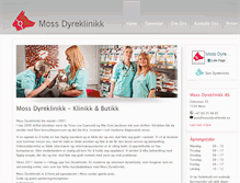 Tablet Screenshot of mossdyreklinikk.no